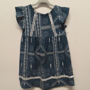 Cleobella Indigo Patterned Kids Dress